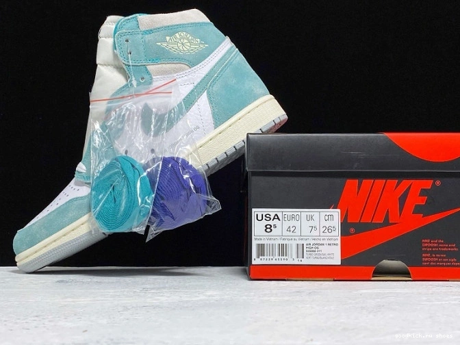 80% Off Sale Retro Air 1 Green OG High Turbo Jordan 555088-311 0704